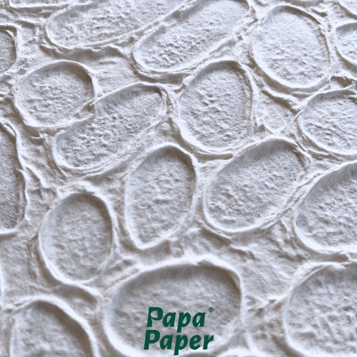 Mulberry paper embossed design - Stone, size 55 x 80 CM