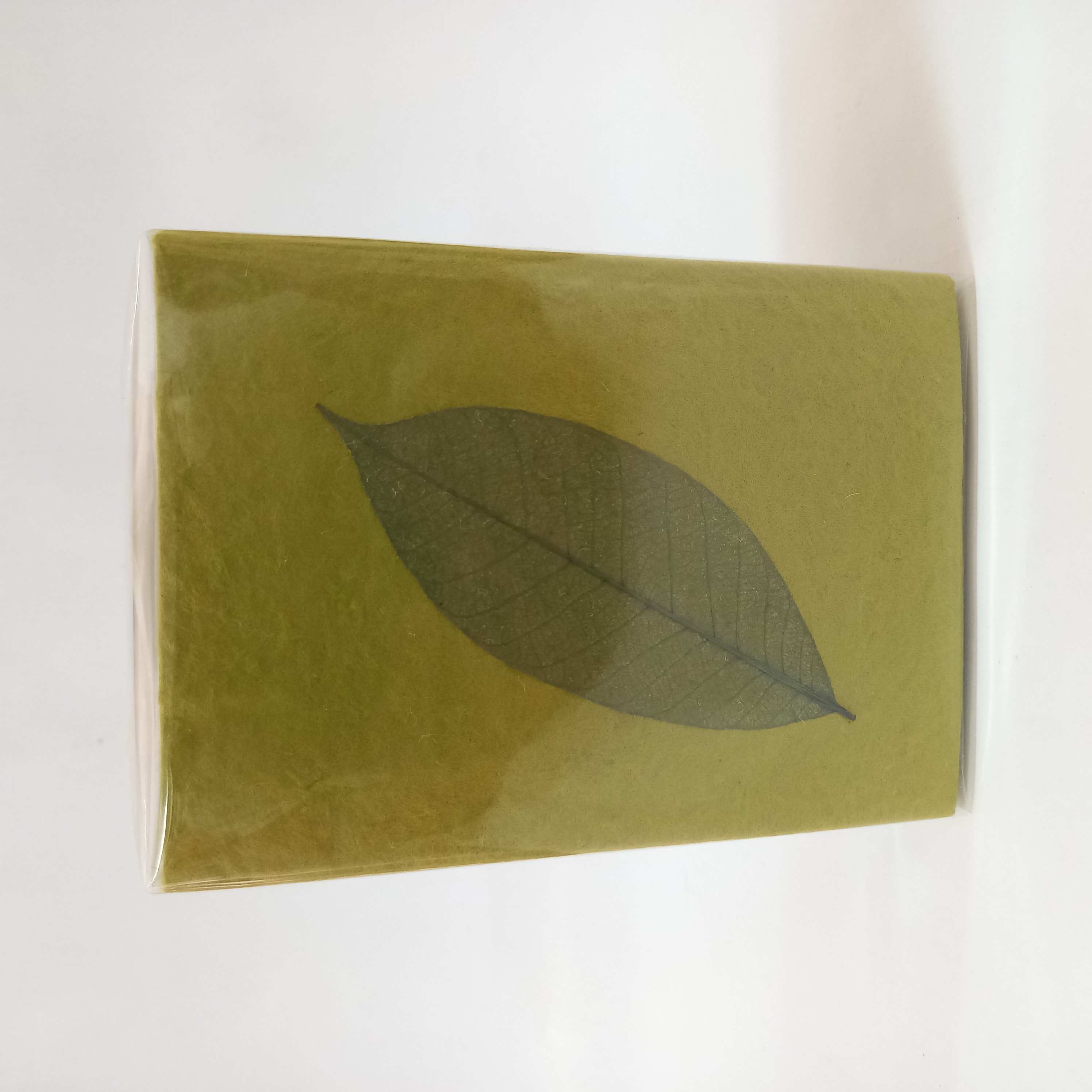Paper bag olive size 16x11.5x5 cm