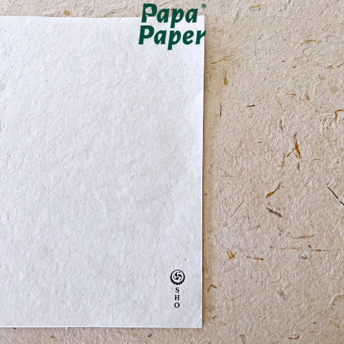 Paper mat white smooth size 42cm x 32cm with Logo ร้าน SHO KAPPA
