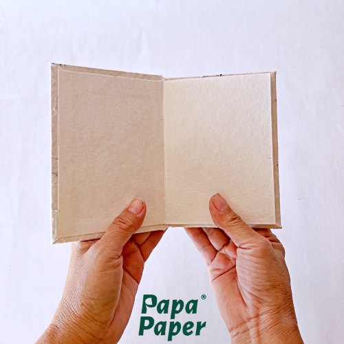 Mulberry paper notebook size 15x11 cm cover as CHONG-CO FLOWER สมุดกระดาษสาดอกชงโค